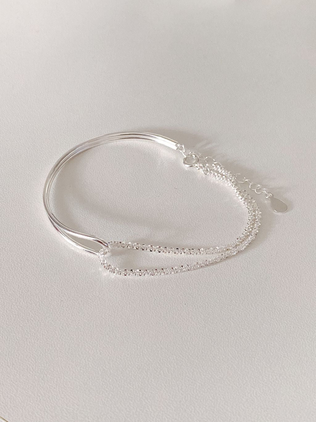 B1194 Dazzling Half-Bangle Bracelet
