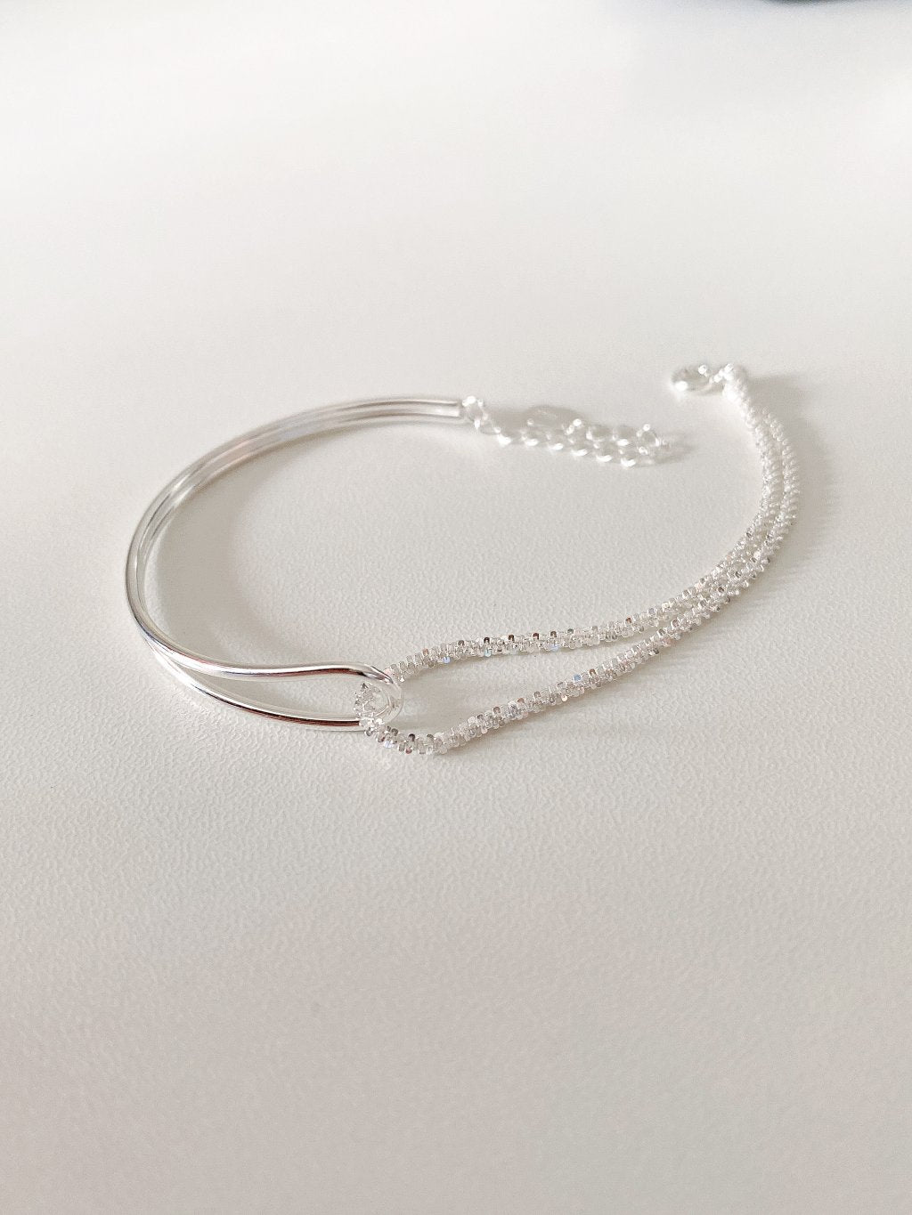B1194 Dazzling Half-Bangle Bracelet