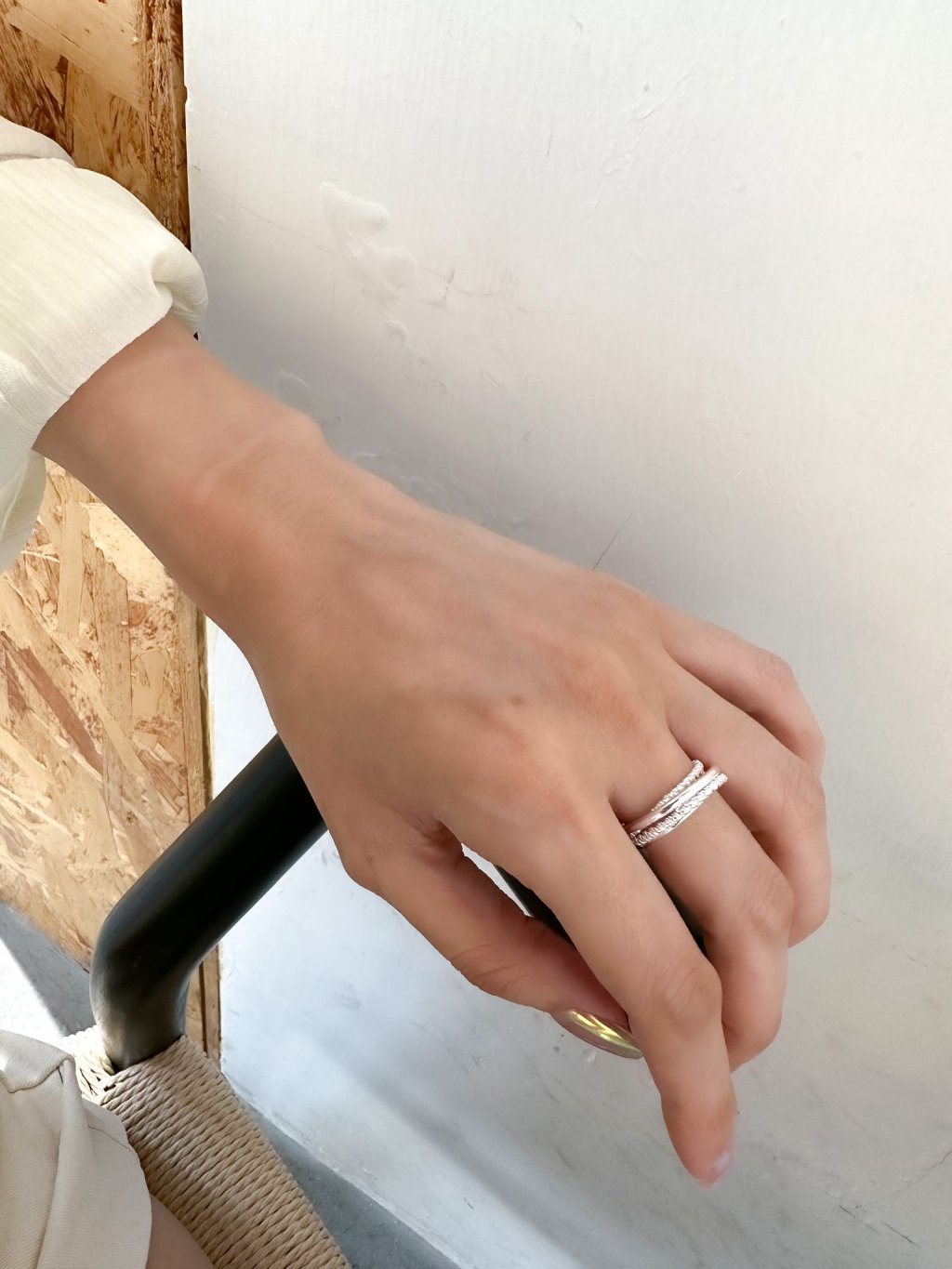 R1359 Twisted Stacking Ring