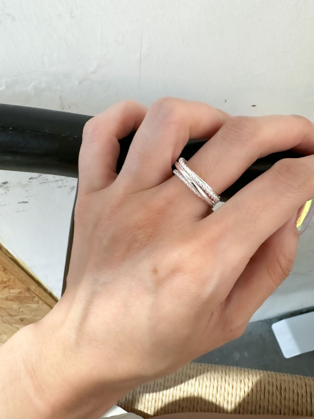 R1359 Twisted Stacking Ring