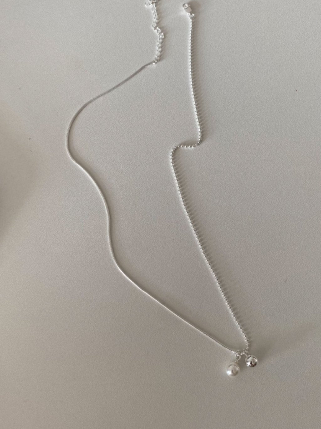 N1195 Faux Pearl Beaded Necklace
