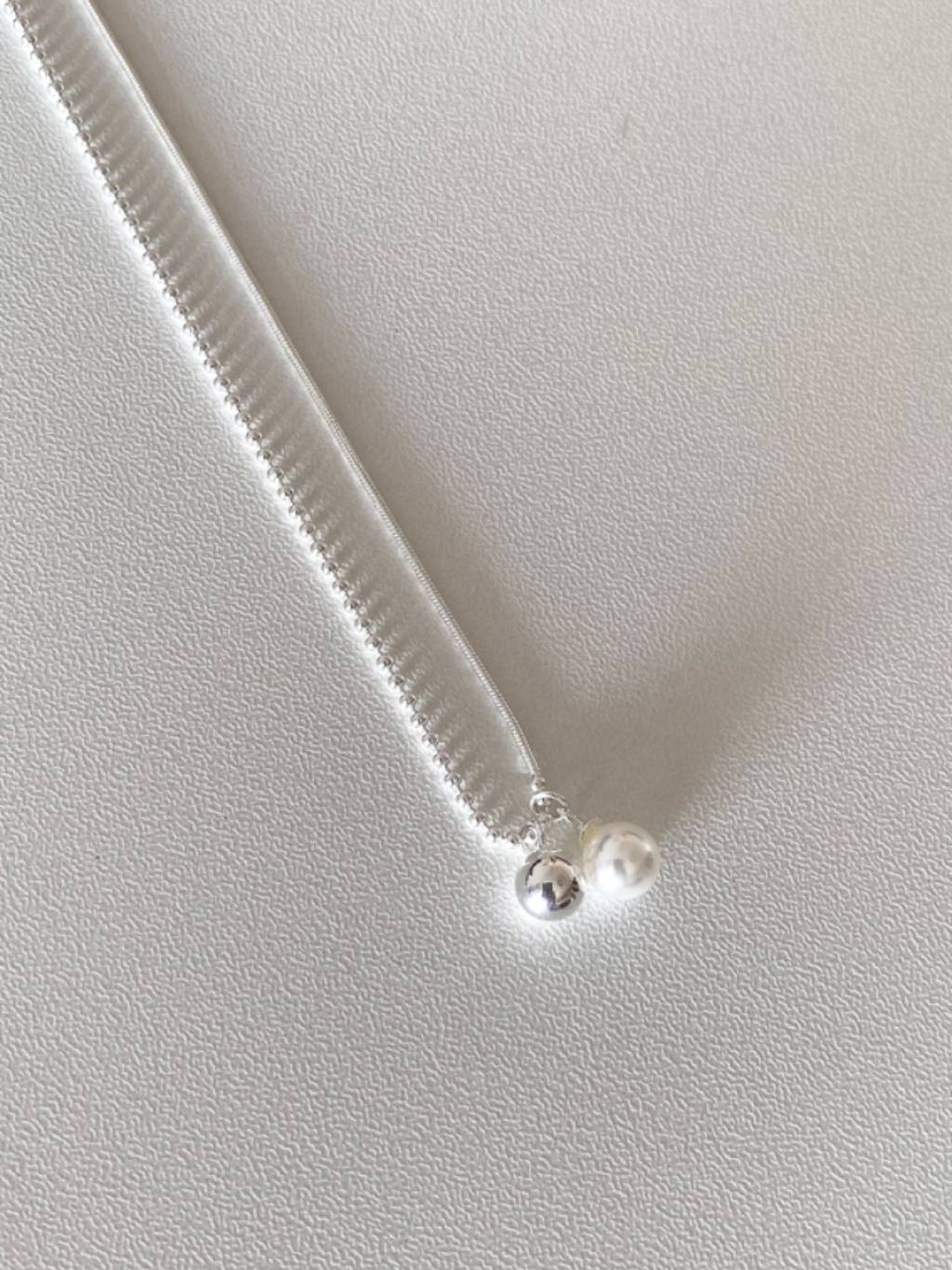 N1195 Faux Pearl Beaded Necklace