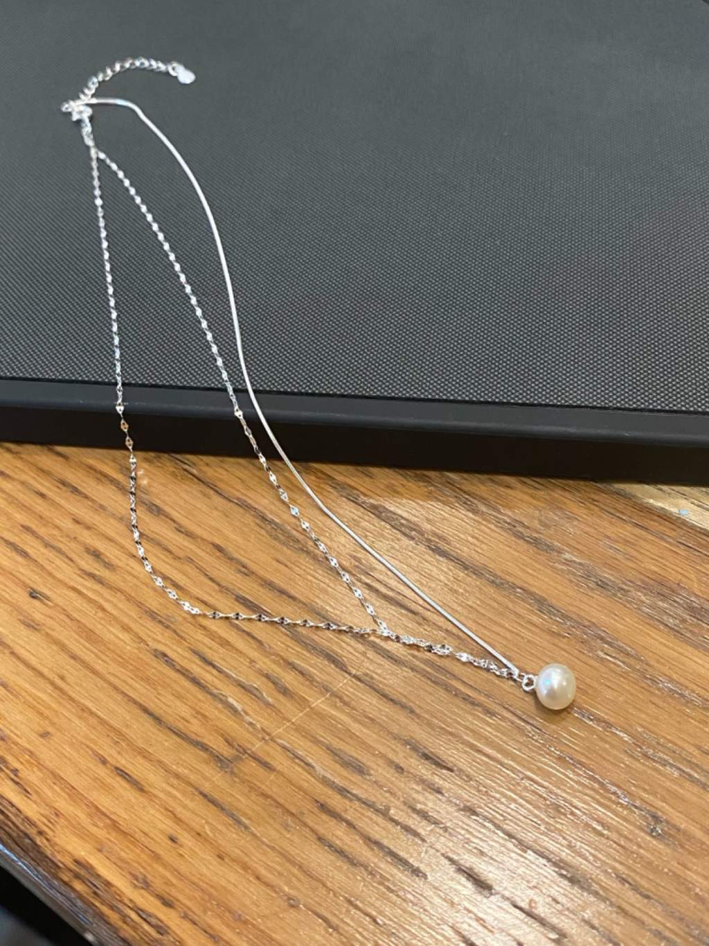 N1254 Natural Pearl Double Necklace