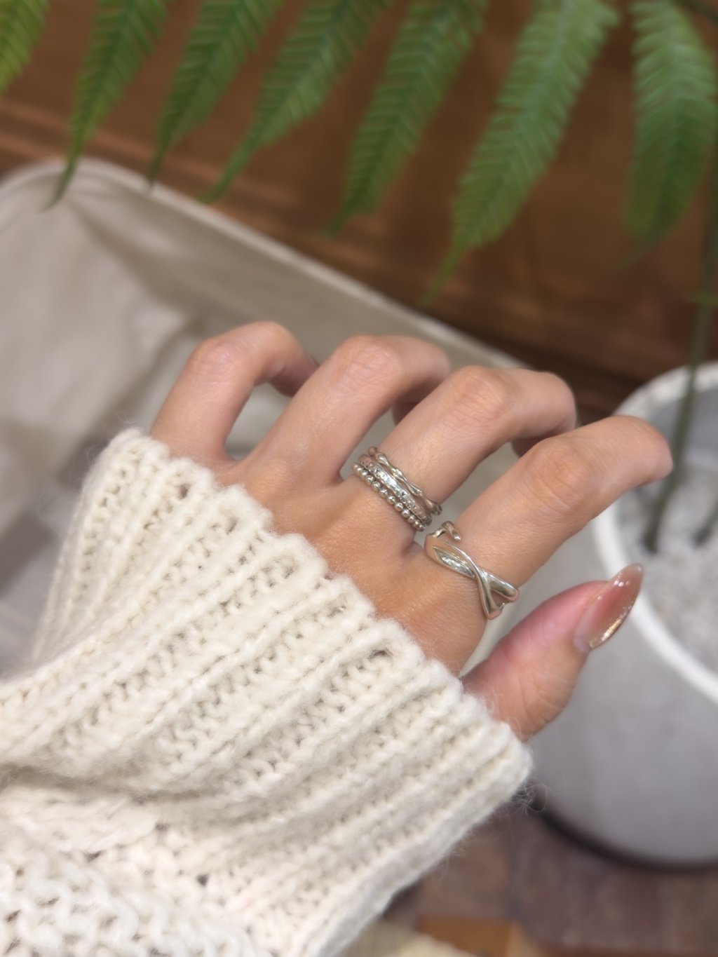 R1607/R1608/R1609 Three Baby Rings