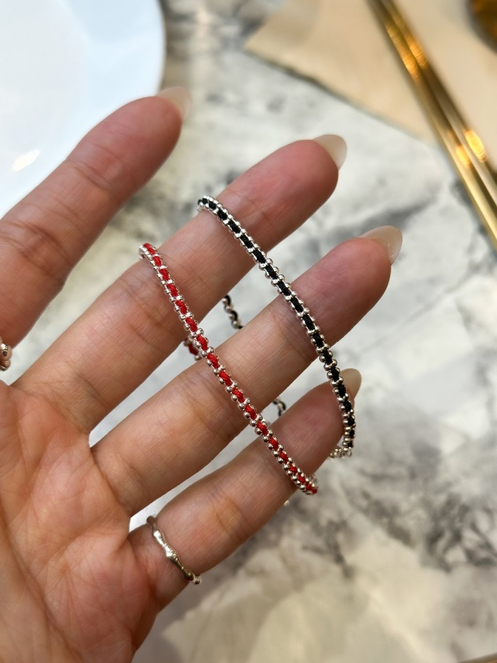 B1443 Chain Threading Bracelet