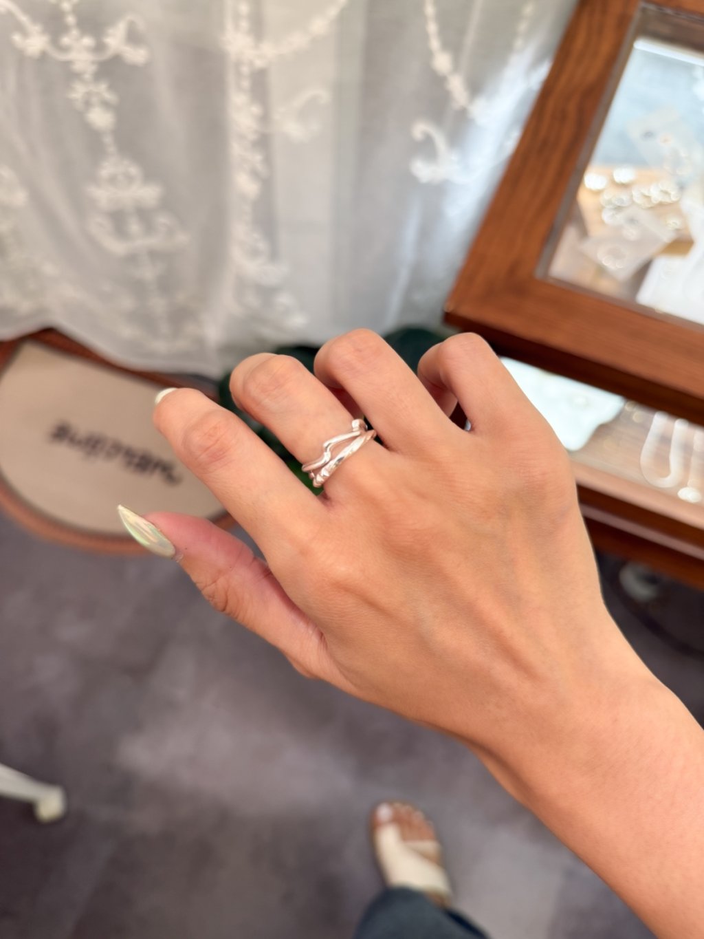 R1664 Small Wave Ring