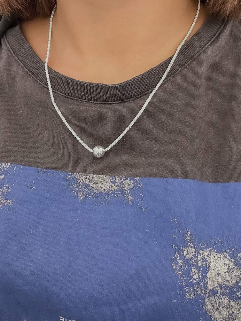 N1327 Super Flash 6MM Beaded Necklace