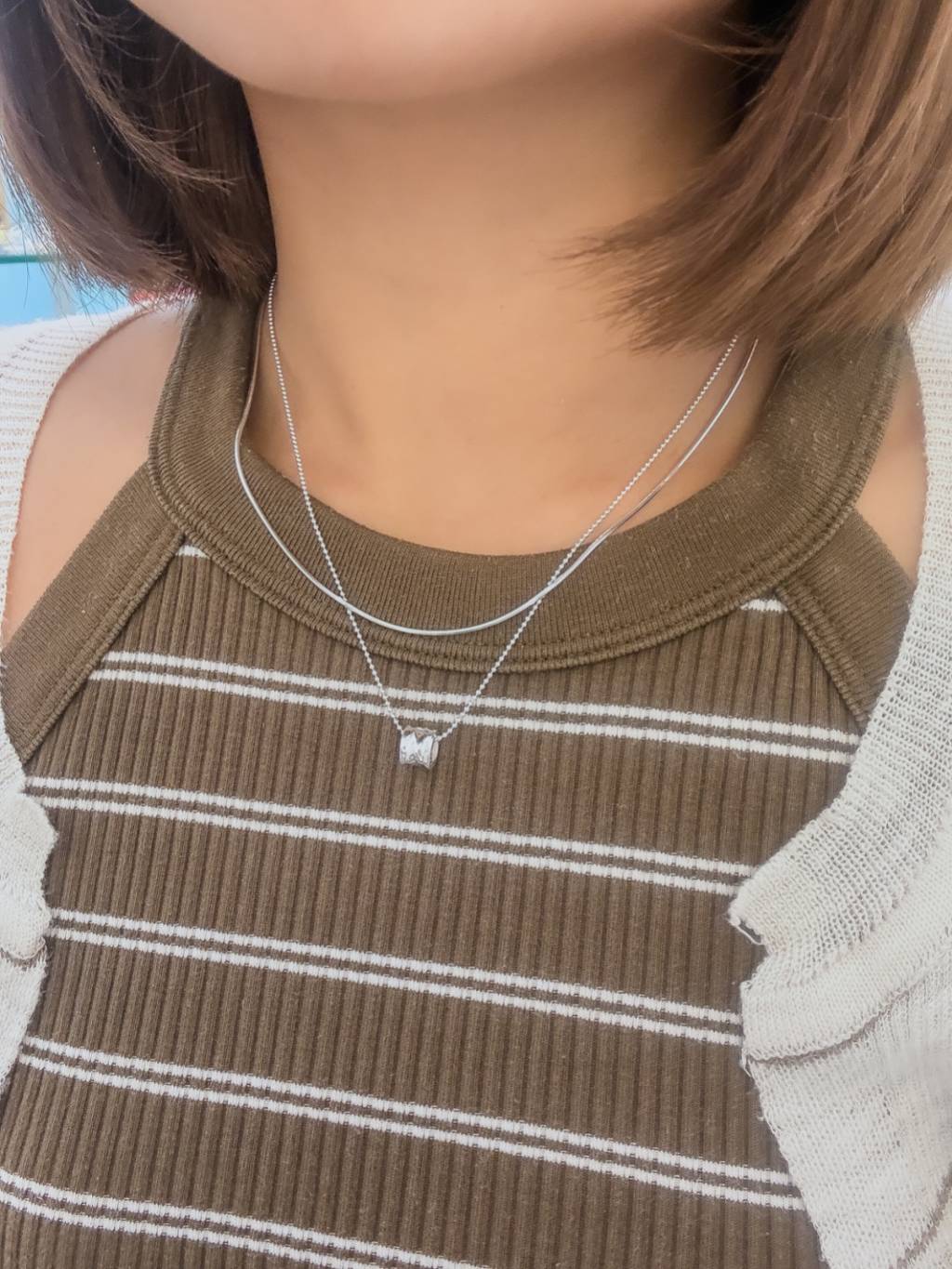 N1329 1mm Snake Chain Necklace