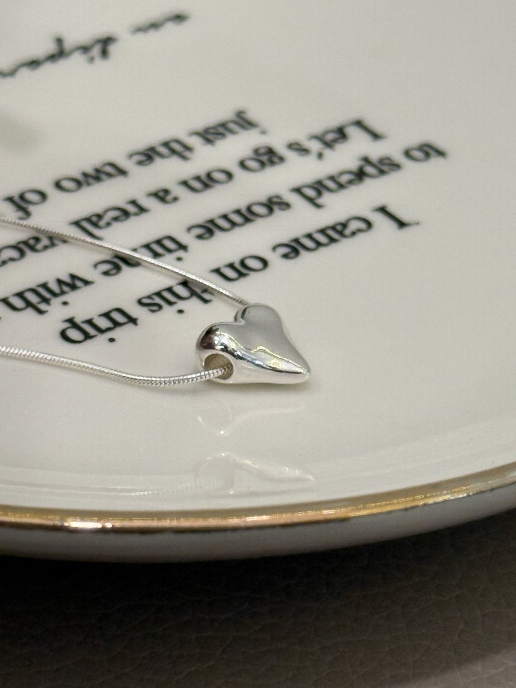 N1334 3D Heart Necklace