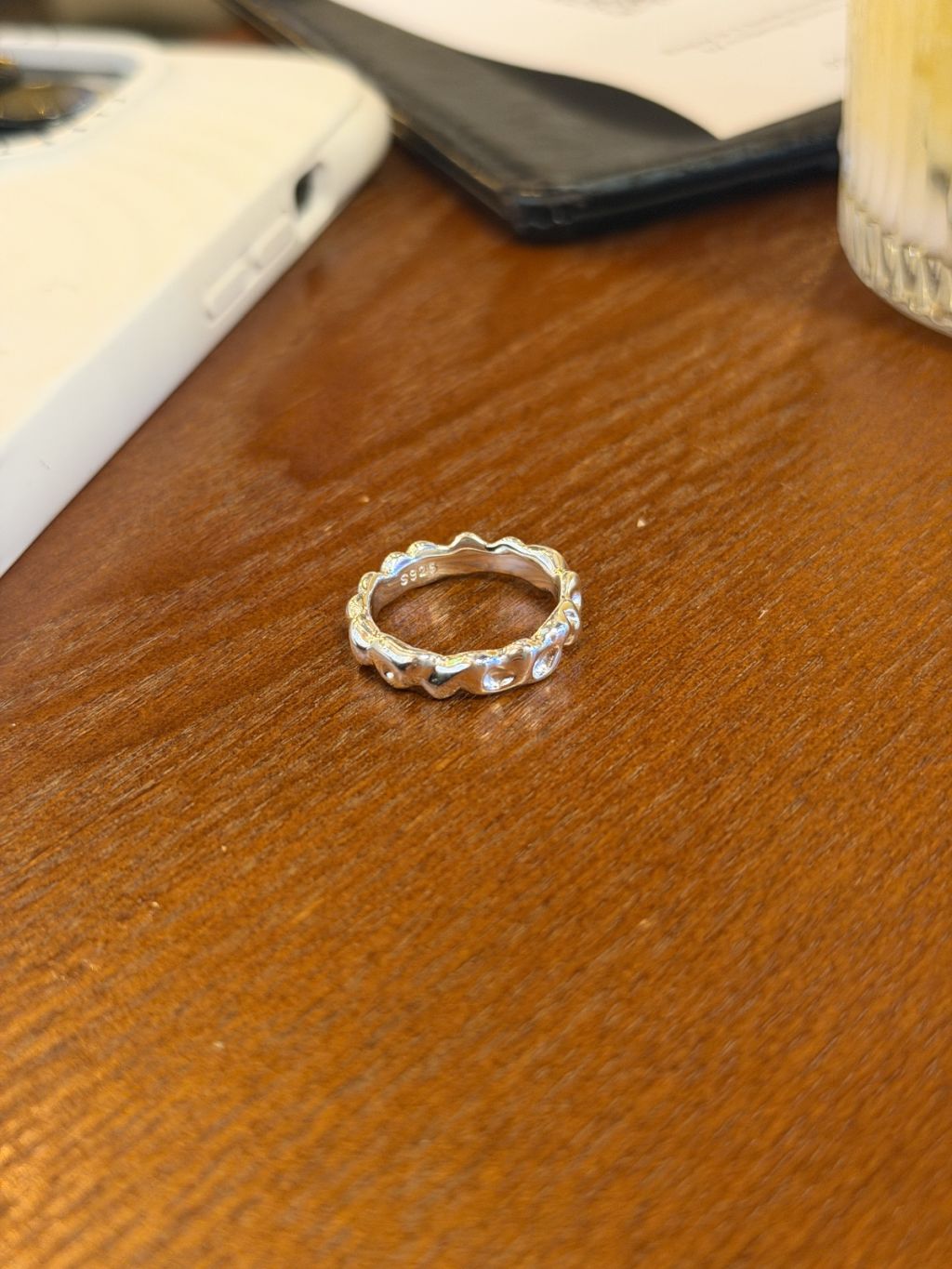 R1731 Thick Textured Ring