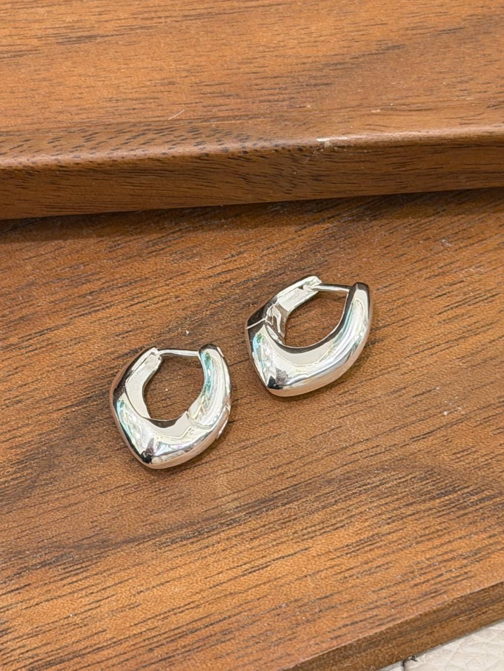 E1480 Chestnut-shaped earrings