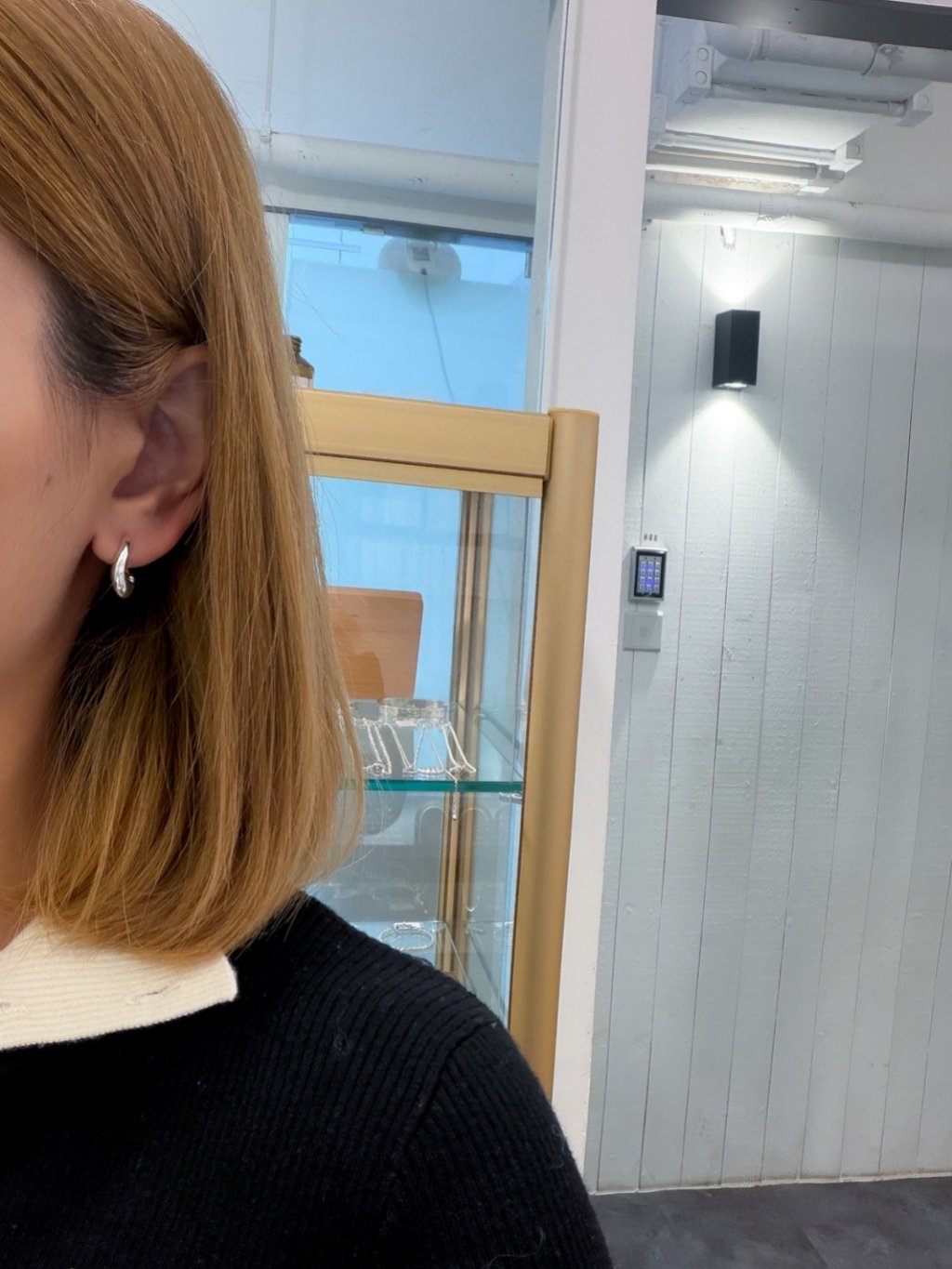 E1480 Chestnut-shaped earrings