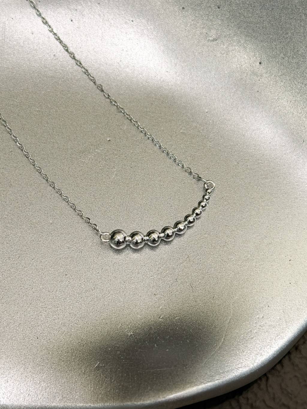 N1351 Smiley Bead Necklace
