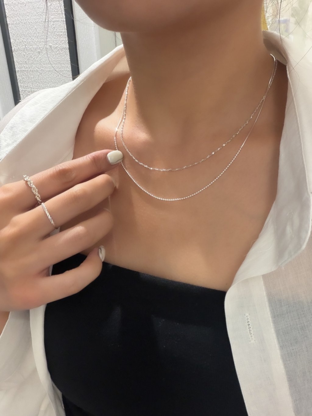 N1352 Ultra-fine Versatile Mismatched Necklace