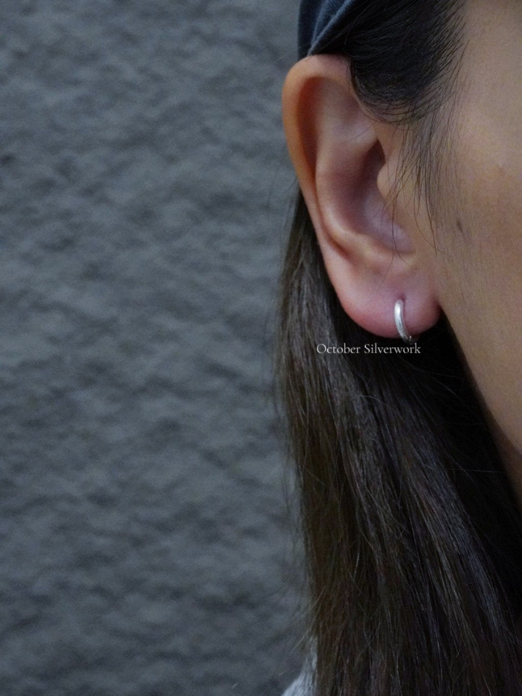 E1487/E1488 8mm/10mm Smooth Hoop Earrings