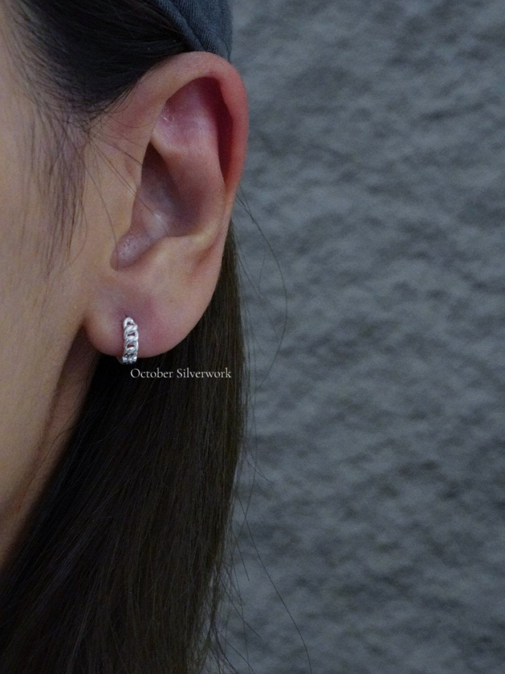 E1490 Cuban Link Earrings