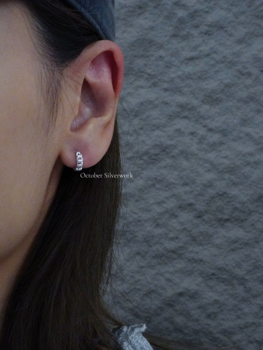E1490 Cuban Link Earrings