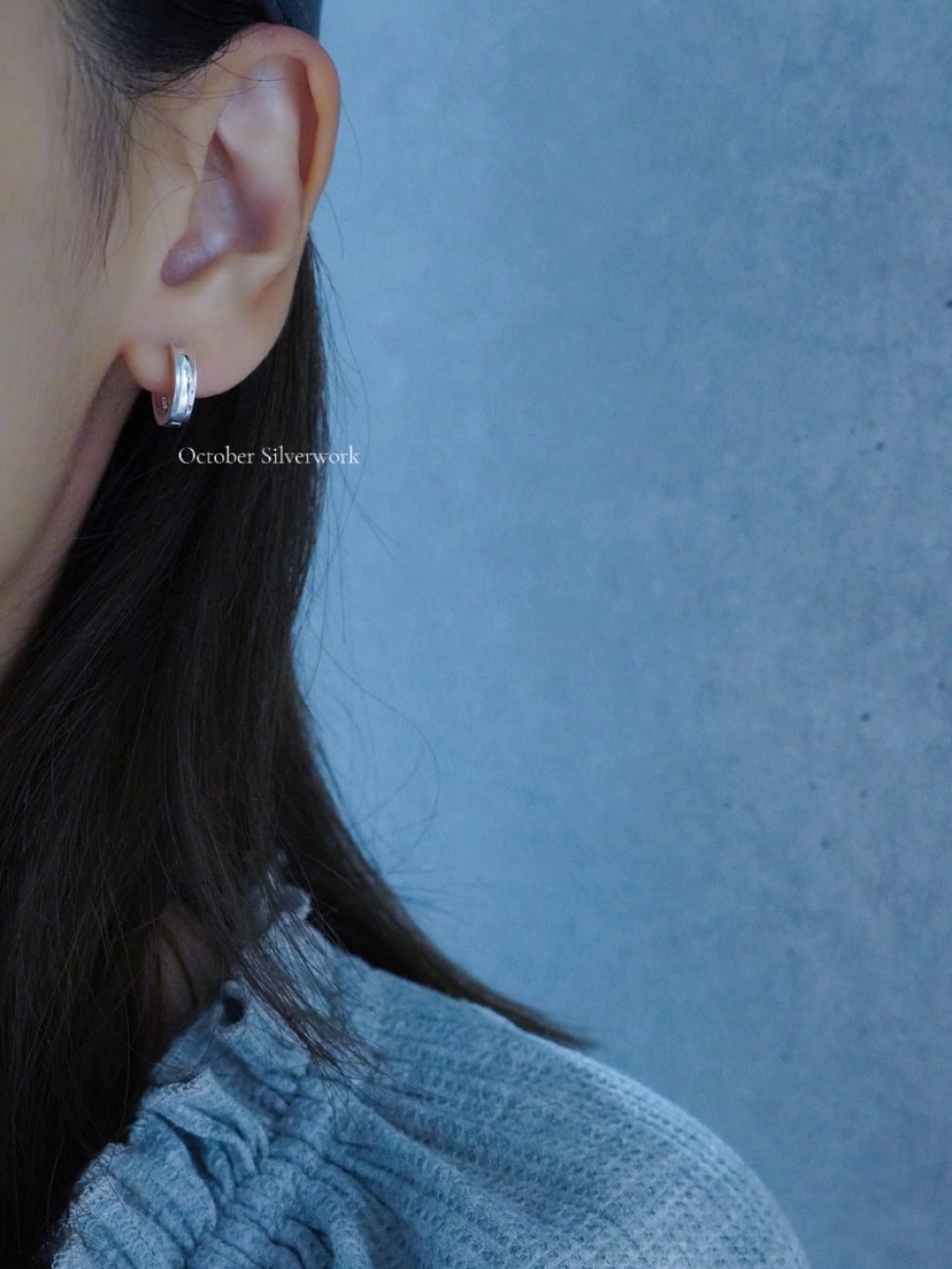 E1493 Smooth and Textured Earrings
