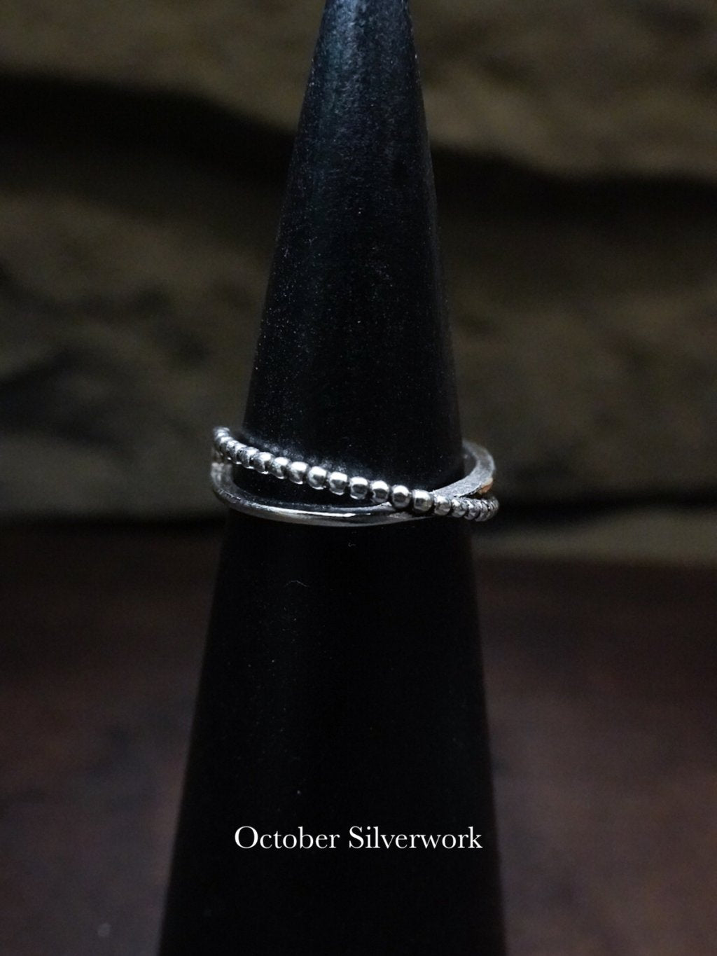 R1783 Vintage Cross Ring
