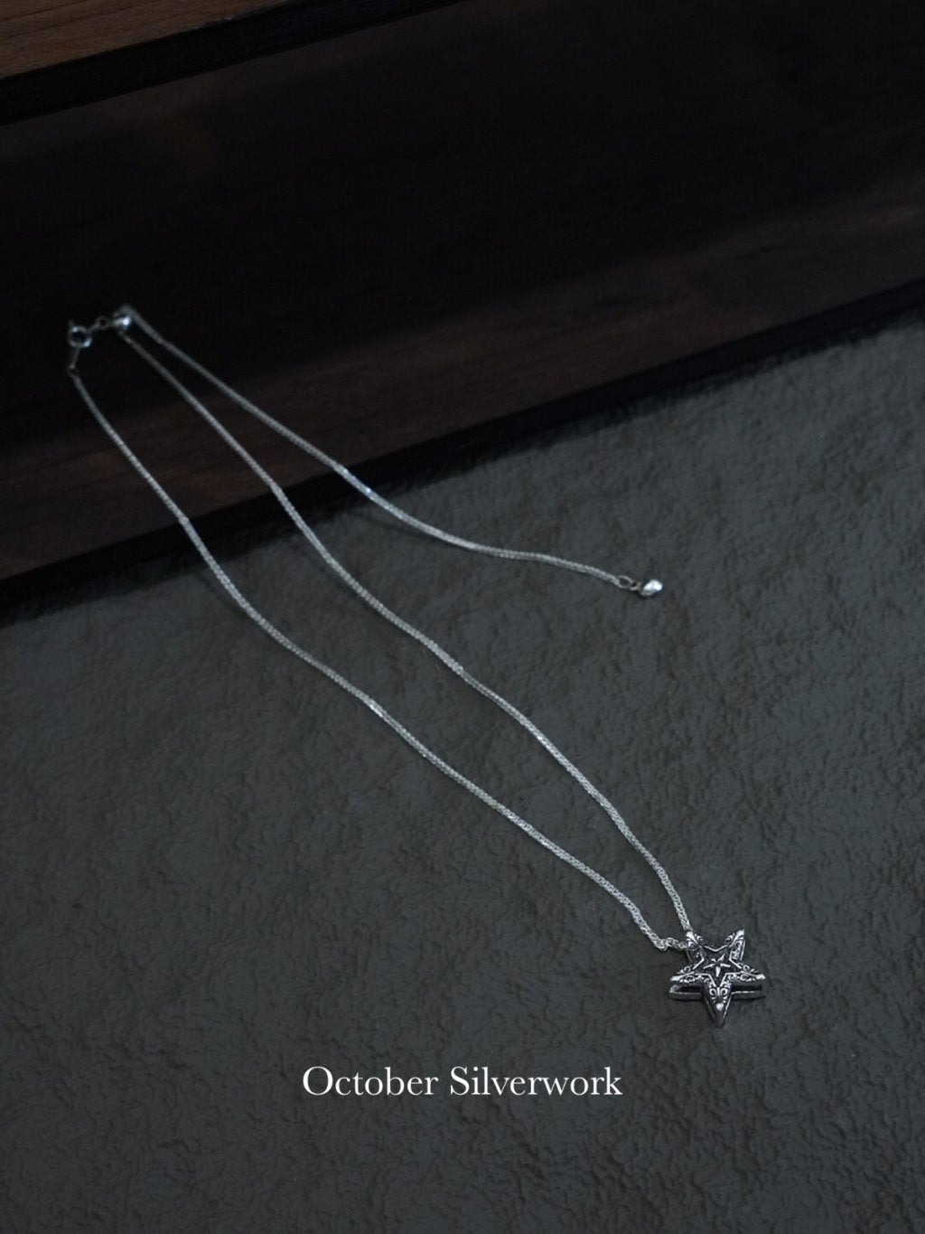 N1358 Double-sided Star Tank Chain Necklace
