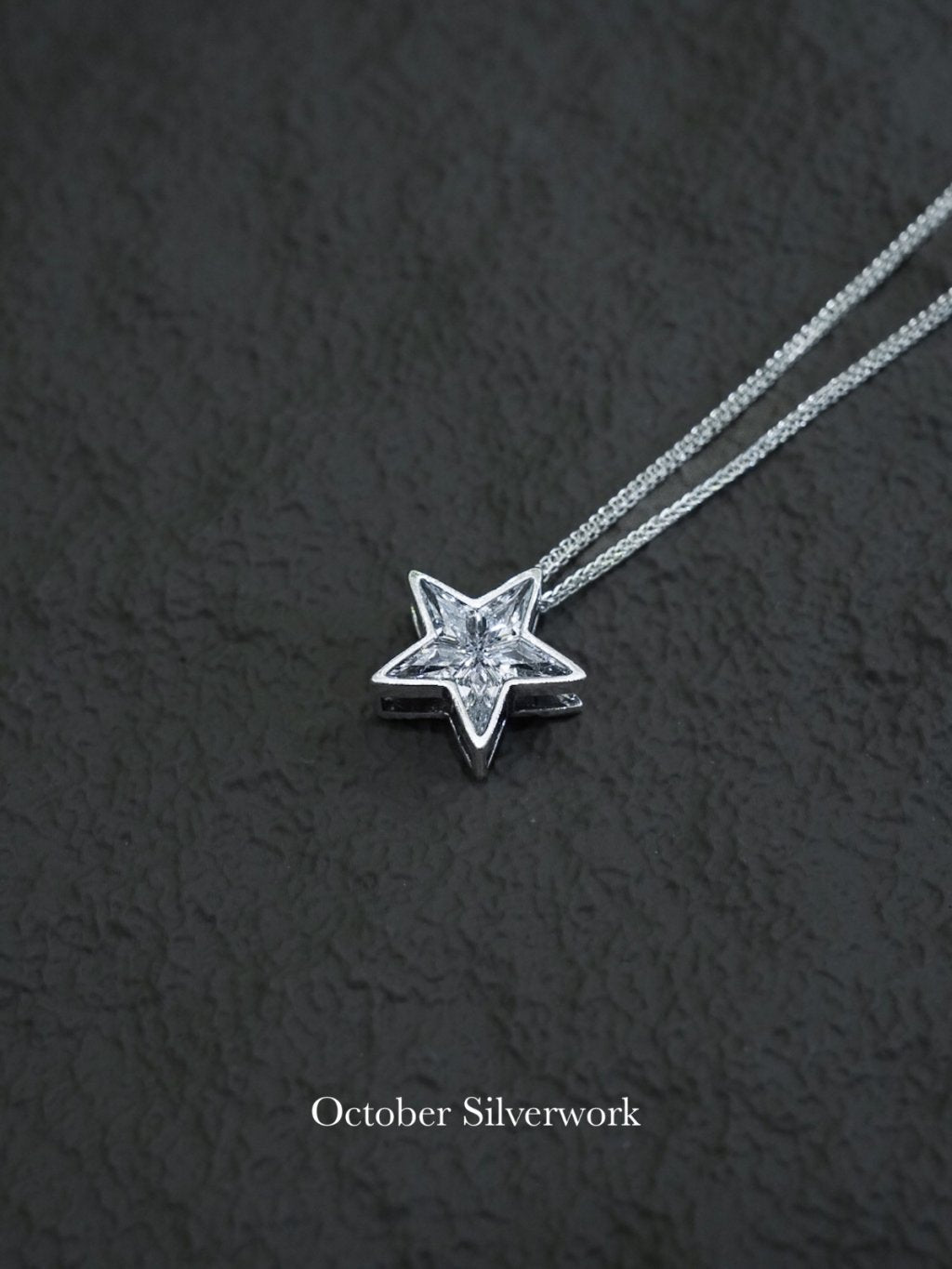 N1358 Double-sided Star Tank Chain Necklace