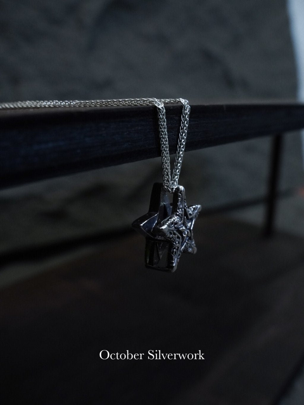 N1358 Double-sided Star Tank Chain Necklace