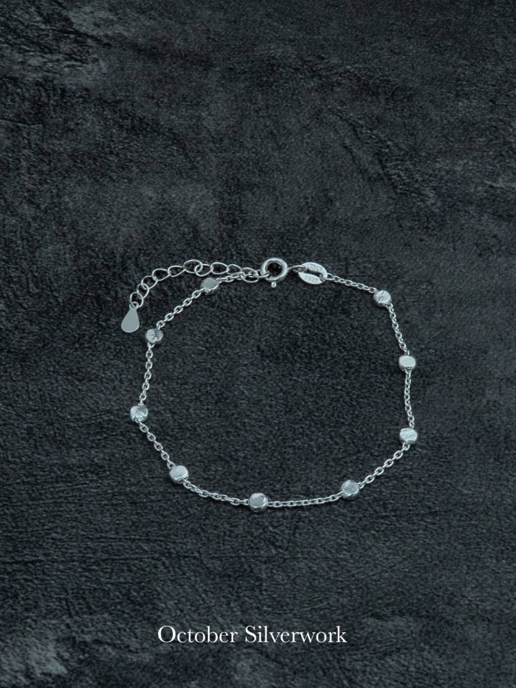 B1579 Solid Round Frosted Bracelet